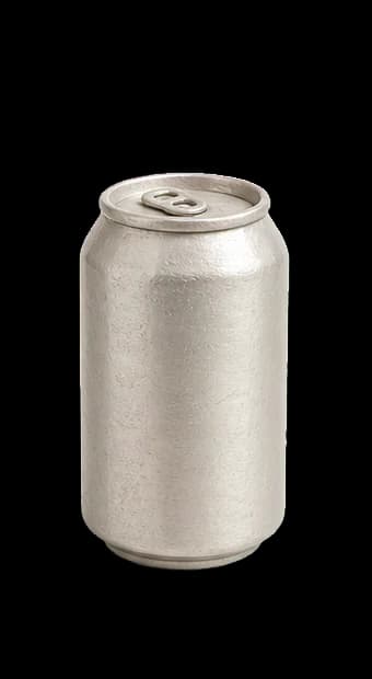 Clean recyclable aluminum can