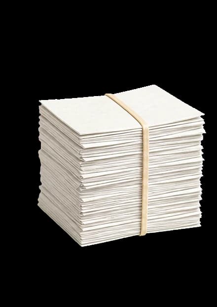 Bundle of recyclable office paper